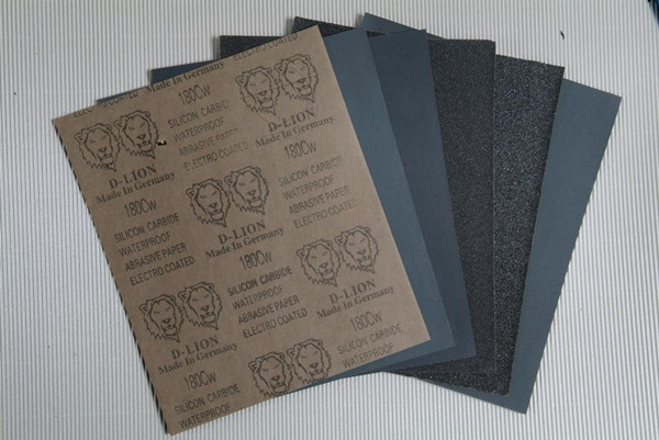 SILICON CARBIDE WATERPROOF ABRASIVE PAPER SHEET