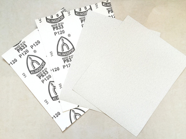 ZINC- STEARATE COATED ABRASIVE PAPER SHEET